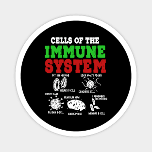 Cells Of The Immune System Biology Science Magnet